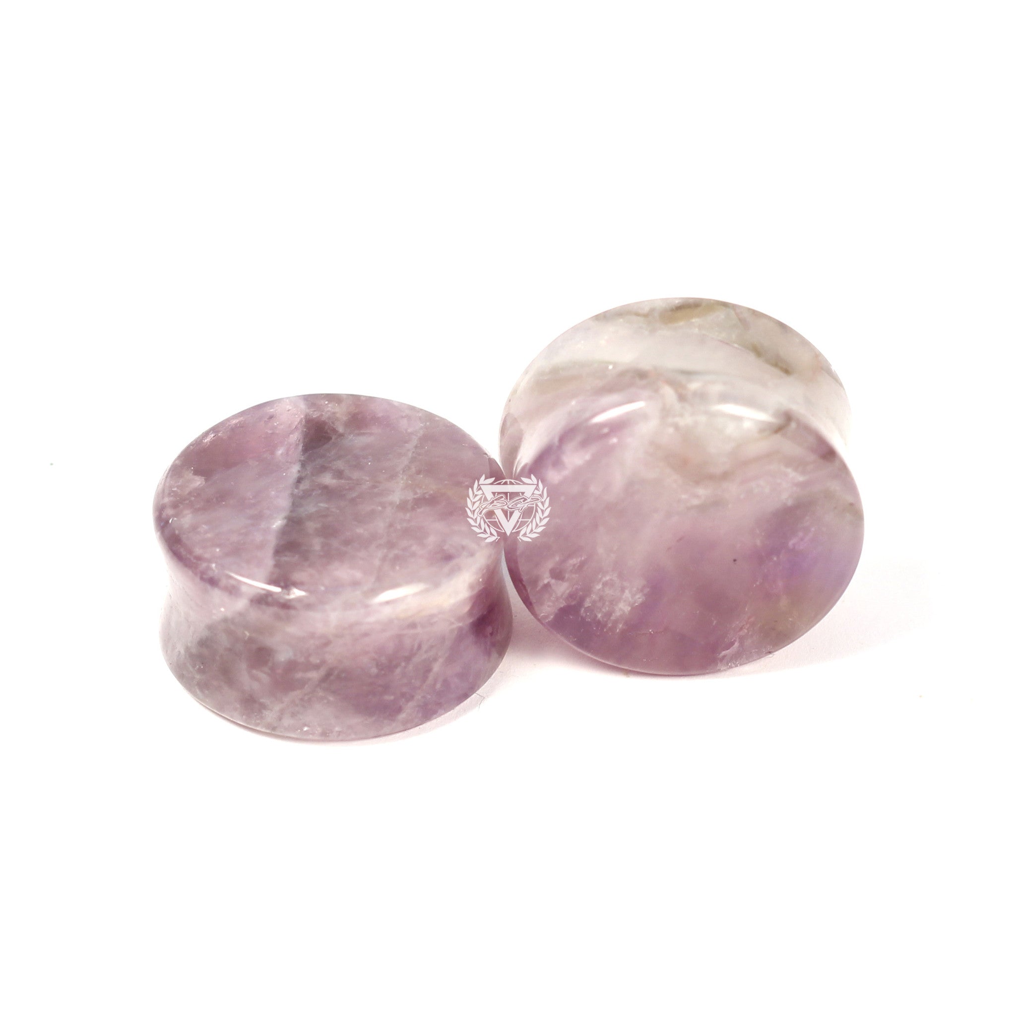 Amethyst stone Plugs - BC Plugs  - 2