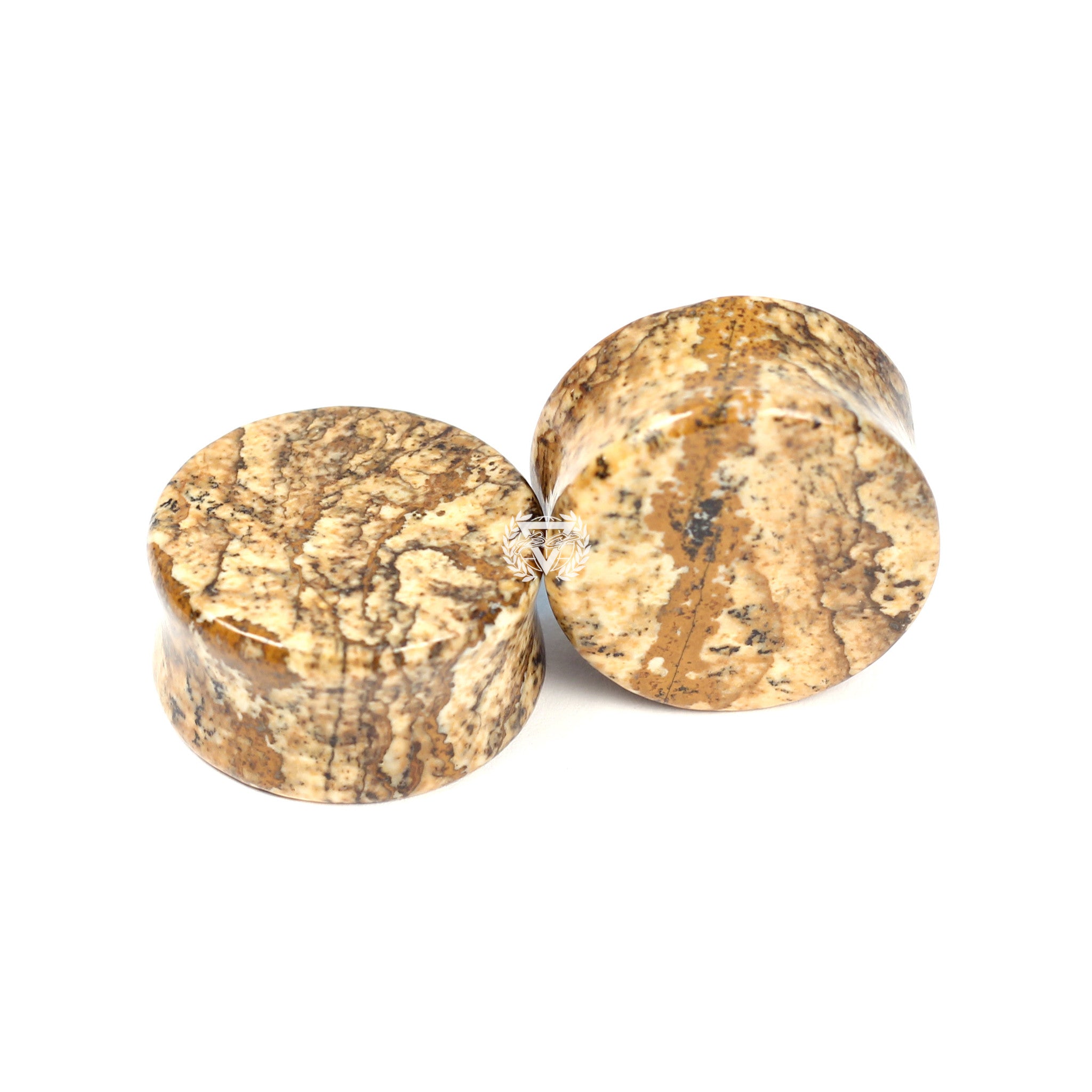 Picture Jasper stone Plugs - BC Plugs  - 1