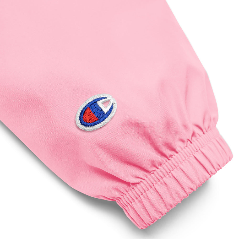 Champion windbreaker 2024 mens pink